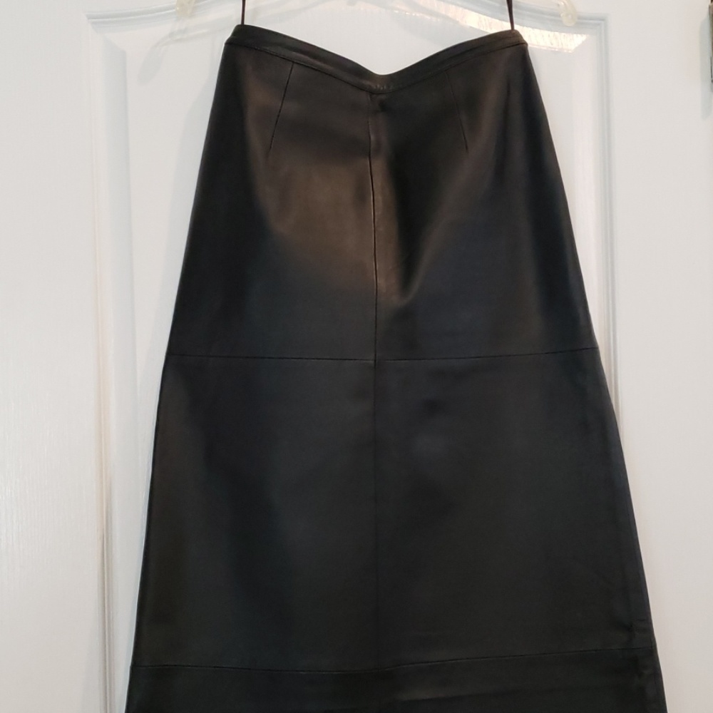 Leather skirt